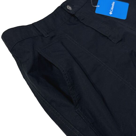 NWT $50 Columbia Women’s Black Regular Fit Shorts 5” Inseam High Waist Size 12 - Picture 3 of 10